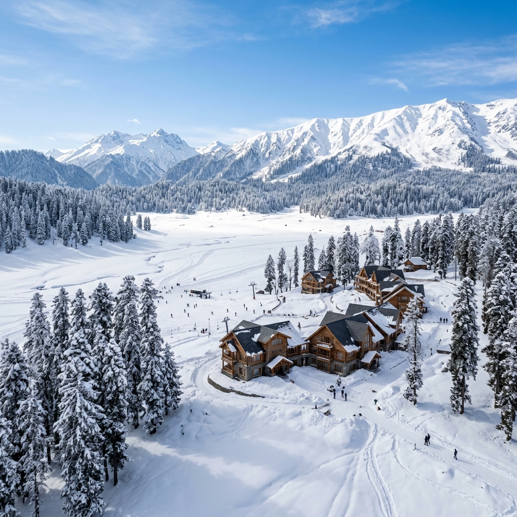 Gulmarg Snow Gondola Ski Ride