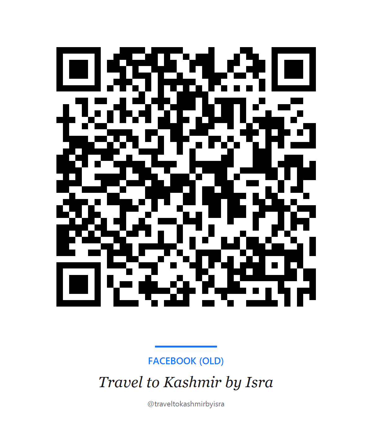 Facebook Old QR